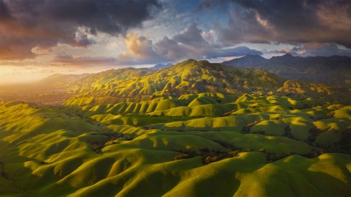 圣何塞附近的代阿布洛岭山麓，加利福尼亚 (© Jeff Lewis/Tandem Stills   Motion)